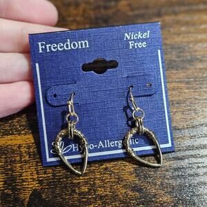 Freedom Cute Cottagecore Dangle Earrings ~ Hypoallergenic ~ Nickel Free